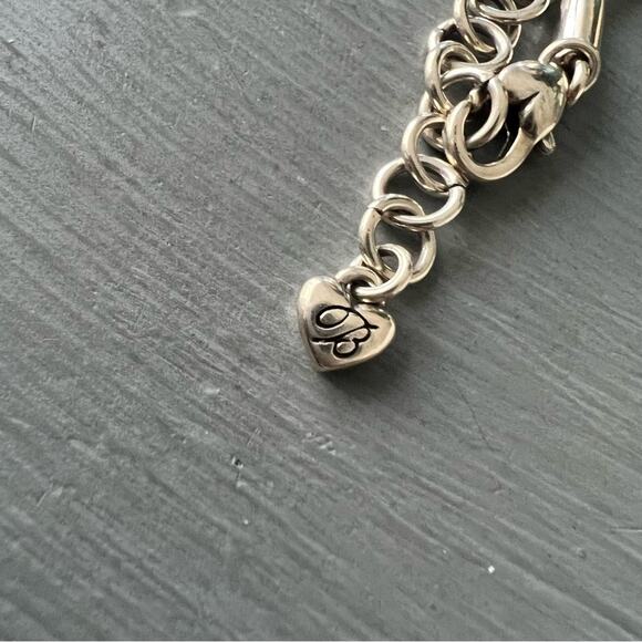 Brighton Reversible Heart Silver Tone Necklace - Picture 8 of 9